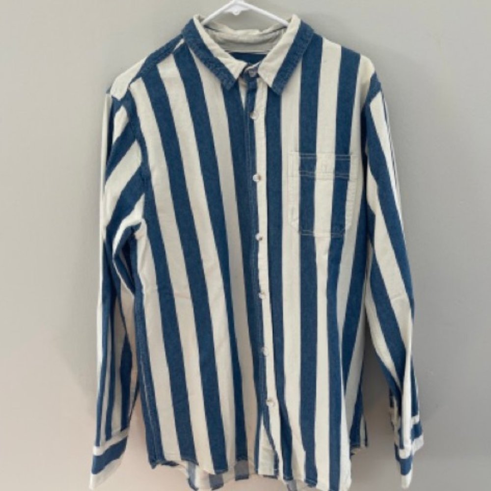 Striped Denim Shirt